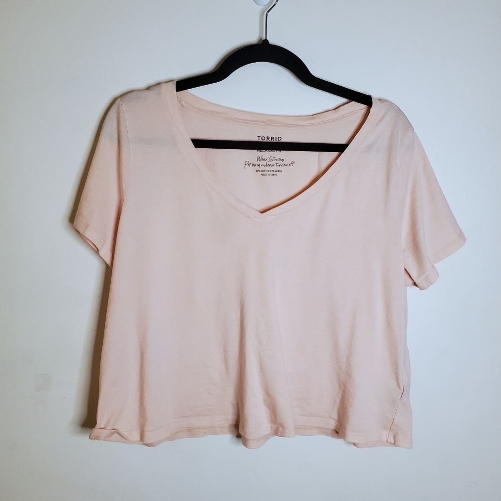 Torrid Relaxed Fit Cropped T-shirt